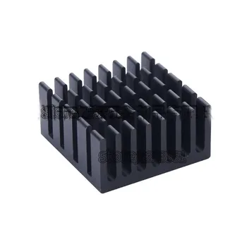 

Black Color DIY Cooler Aluminum Heatsink Cooling Fin Heat Sink for LED Power Memory Chip IC 20*20*10MM