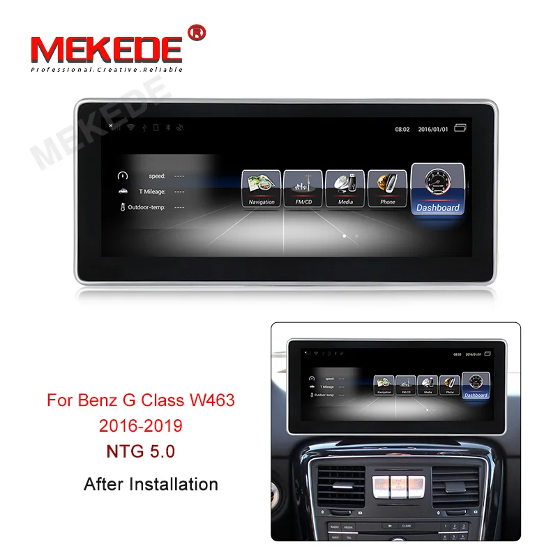 Best HD Android 7.1 3+32G Car Multimedia GPS Audio Radio For Mercedes Benz G Class Wagen 461 463 G350 G500 2012~2018 Navigation NAVI 0