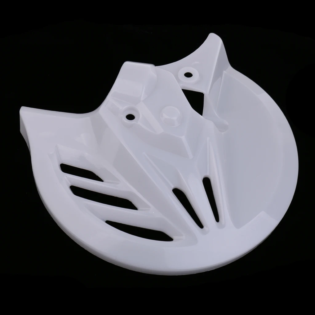 Motorcycle Front & Rear Brake Disc Rotor Guard Cover Protector White Fit Honda CRF 250R 2014-2017 450R 2013-2016 Predrilled