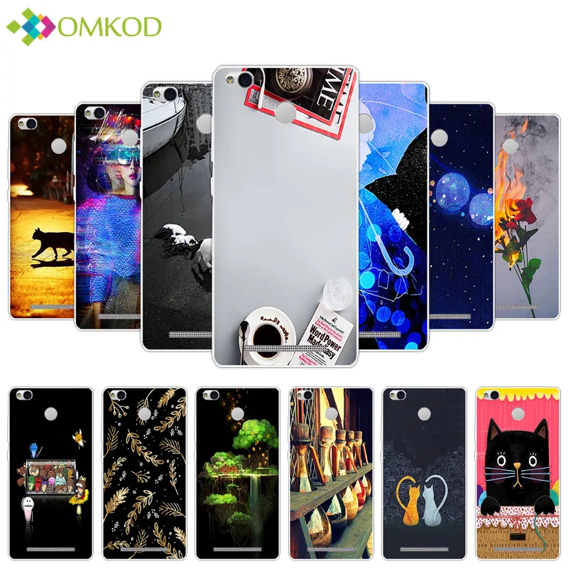 

5.0" For Xiaomi Redmi 3 Pro Surrounding Case for Redmi 3S 3 S Pro Clear Silicon Back Black Shell for Redmi 3 Prime Coque Capa