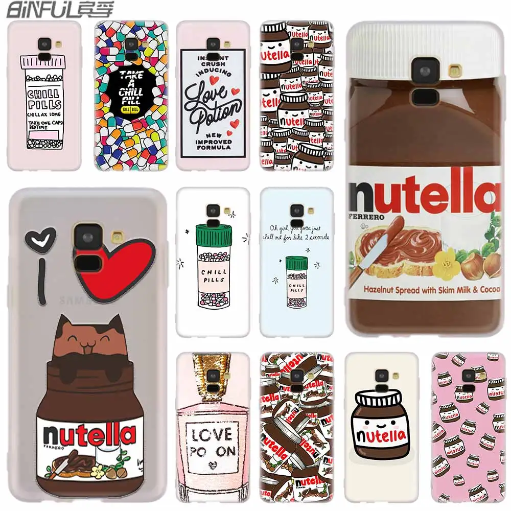 Силиконовый чехол для Samsung Galaxy A6 A8 A9 A7 A5 A3 Plus 2018 2017 2016 2015 A71 Star Funny Chills tulles Chocolate