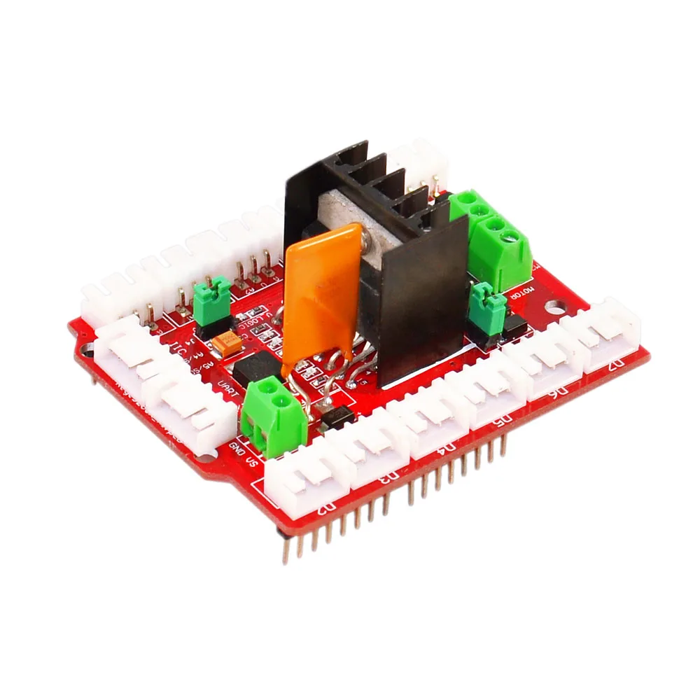

KEYES L198N shield compatible for arduino/large current dual channel DC motor