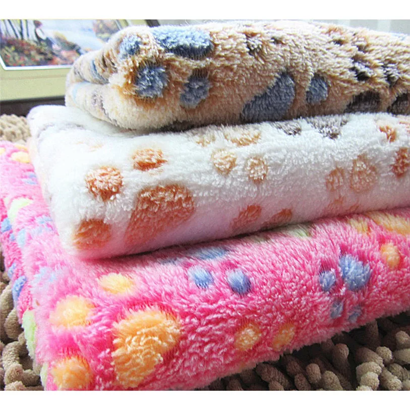 Soft Fleece Pet Blanket Dog Cat Bed Mat Sleeping Mattress Small Medium Dogs Cats Air Condition Cushion Cover Towel Pet 40JA9 (3)