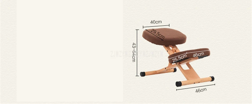 Эргономичный стул на коленях деревянный Офисный Компьютерный стул поддержка осанки мебель эргономичный деревянный стул балансировка тела боль в спине