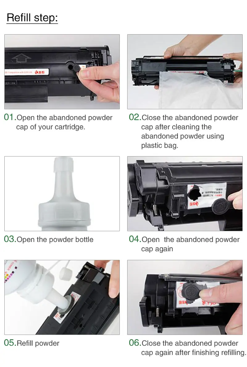 pó de Toner para Pantum Pb-211 Recarga M6500 M6550 M6600 P2500 P2200 P2207 P2500w Cartucho Pc-211 Pc-210 Pc-211e Pc-211ev Pa-210 8 M6600 P2500 P2200 P2207 P2500W Cartucho