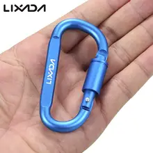 Карабин Lixada с D образным кольцом винтовой замок подвесной крючок