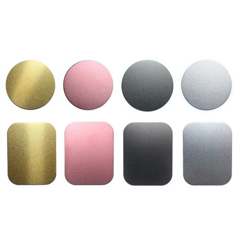 

Ultra-thin Phone Stickers Car Dashboard Phone Holder Mounting Bracket Metal Plate for Phone Holder Round Iron Sheets Adhesive