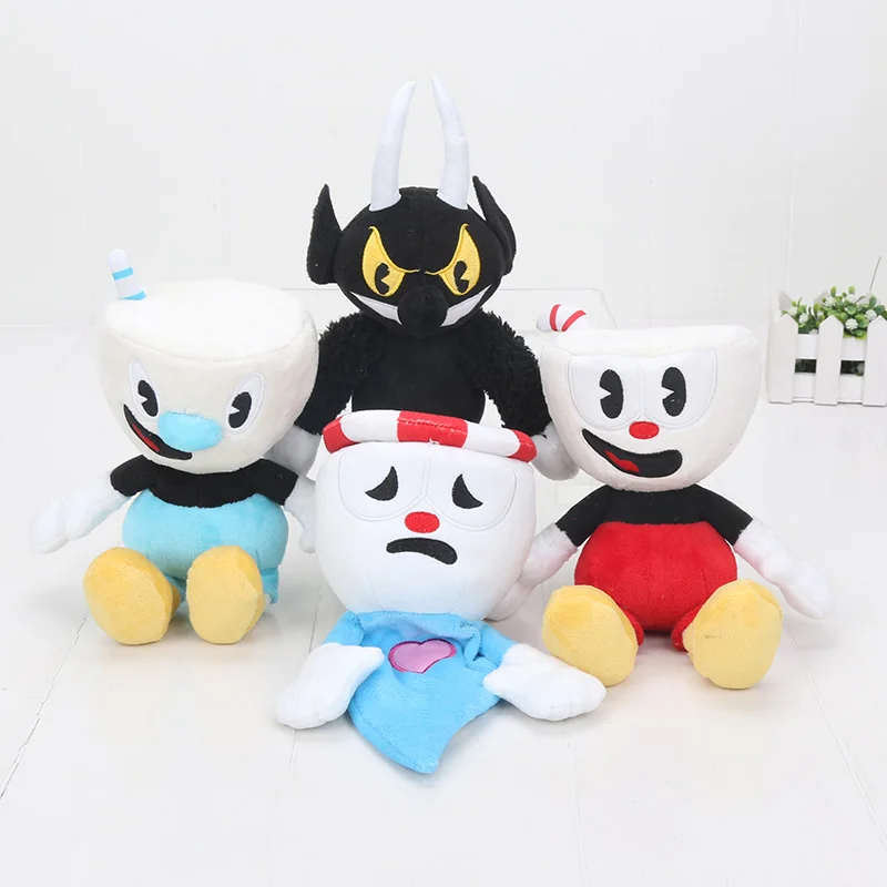 20 шт./лот Cuphead Mugman The Devil Legendary Chalice плюшевые игрушки Брелоки сумка Подвеска