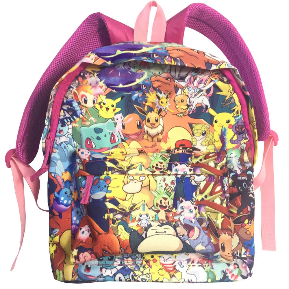 Juego De Mochila De Dibujos Animados De Anime Pokemon Pikach Juego De Mochila De Dibujos Animados De Anime Pokemon Pikach
