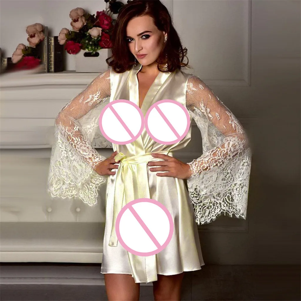 ZHDAOR новое горячее предложение Женская модная сексуальная пижама соблазнительное кружевное белье с поясом нижнее белье Ночная рубашка N4