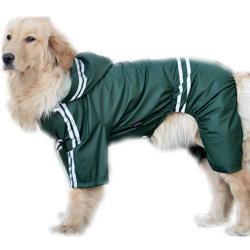 

High Quality Fashion Waterproof Dog Clothes Hooded Dog Raincoat Puppy Pet Dog Rain Coats Pet Hoodies Rainwear Plus Size CY65