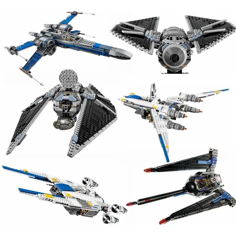 

В наличии Mailackers Legoing Star Wars первый заказ Transporter TIE Striker X-истребитель Совместимость Legoings Starwars фигурка игрушка