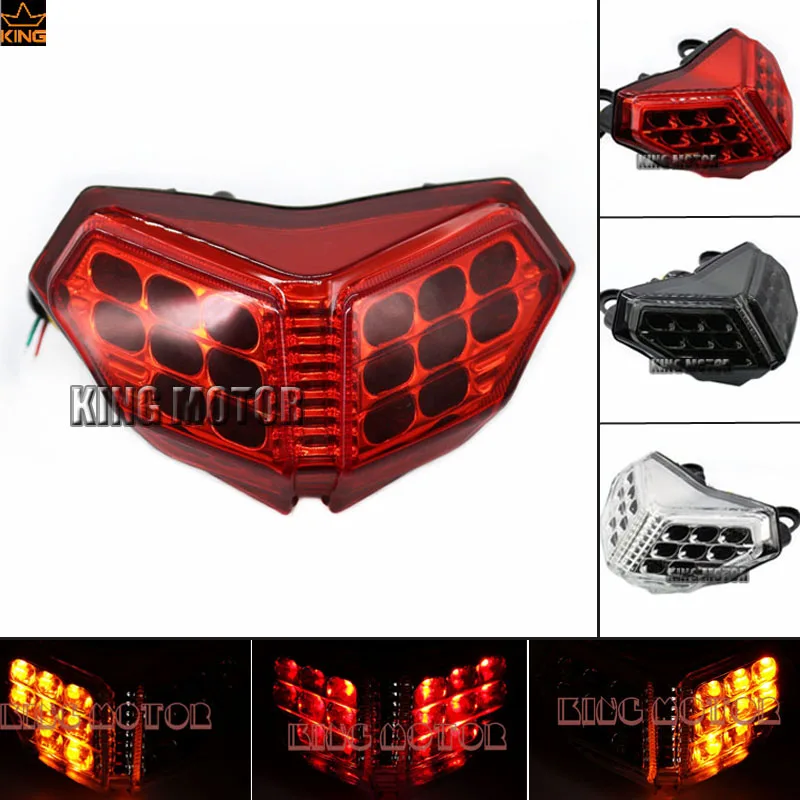 

For DUCATI 848 1098 1198 Motorcycler Accessories Integrated LED Tail Light Turn signal Blinker Red