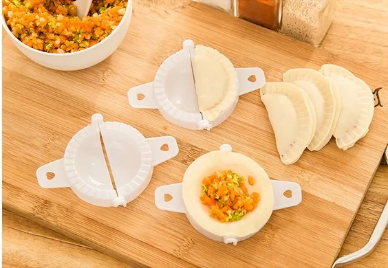 

5pcs/lot Dumpling Maker Device New Kitchen Tools Dumpling Jiaozi Maker Device Easy DIY Dumpling Mold KX 322
