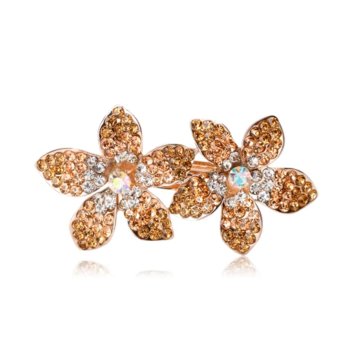 Princess Rhinestone Flowers Crystal Jewelry For Women Earrings Accessories