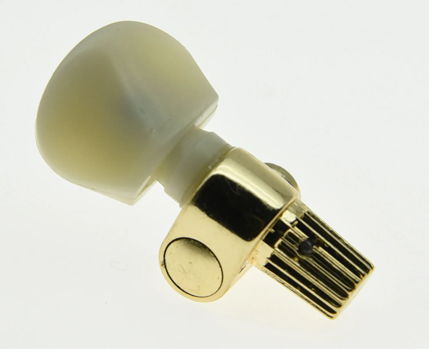 KAISH Gold w/ Ivory Button 5th Banjo Geared Tuner Tuning Peg Machine
