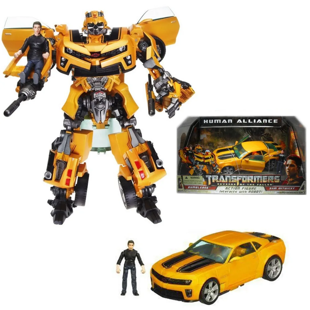 Hasbro Transformers Human Alliance Bumblebee Figure Sam ROTF Toys Gift Model Hot