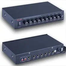 Ceer ar-606 профессиональный 6 каналов аудио смеситель многофункциональный конференц-система синтезатор микрофон концентратор