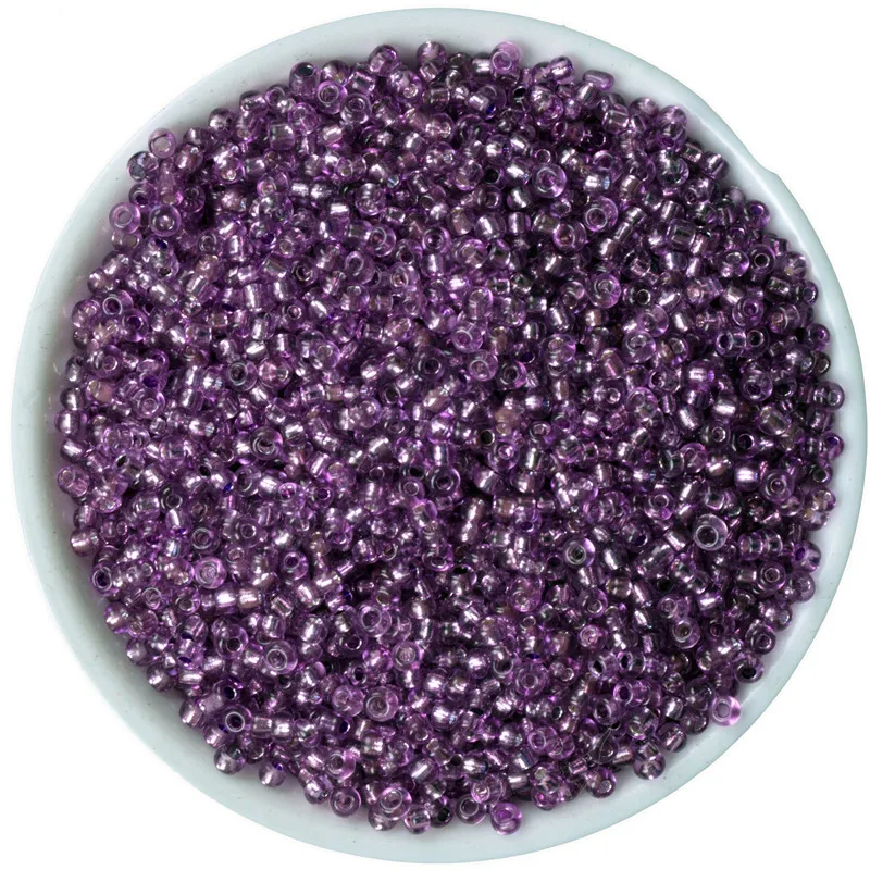 

2mm 1000pcs/lot Cheap DIY Purple Beads Czech Glass Seed Beads Crystal Spacer Beads for Accessories Bracelet Necklace Jewelry