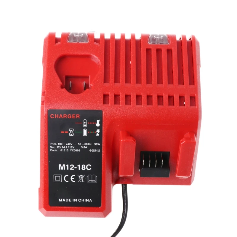 Зарядное устройство для литий ионных батарей 2018 Milwaukee 10 8 V 12V 14 4 18V M12 M18 US/EU