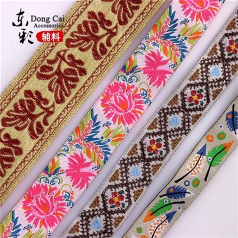 

10yards Woven Jacquard Cartoon Ribbon Webbing Handmade DIY Sewing Supplies Pet Dog Collar Accessories