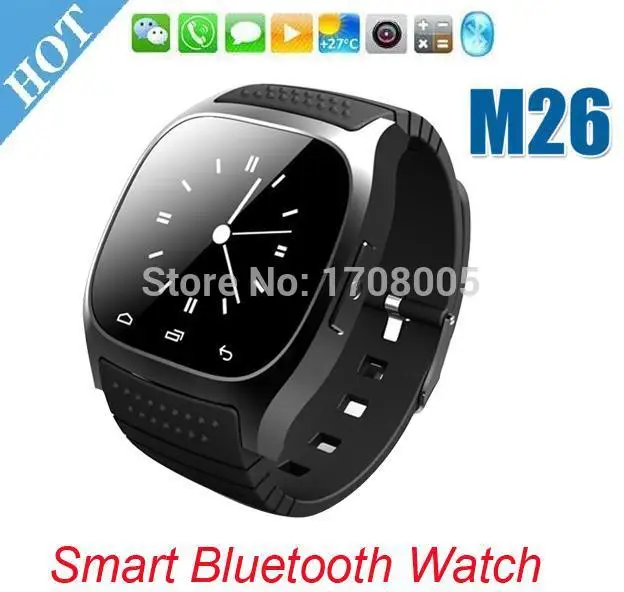 SmartWatch Bluetooth font b Smart b font font b Watch b font M26 with LED Display SmartWatch Bluetooth font b Smart b font font b Watch b font M26 with LED Display