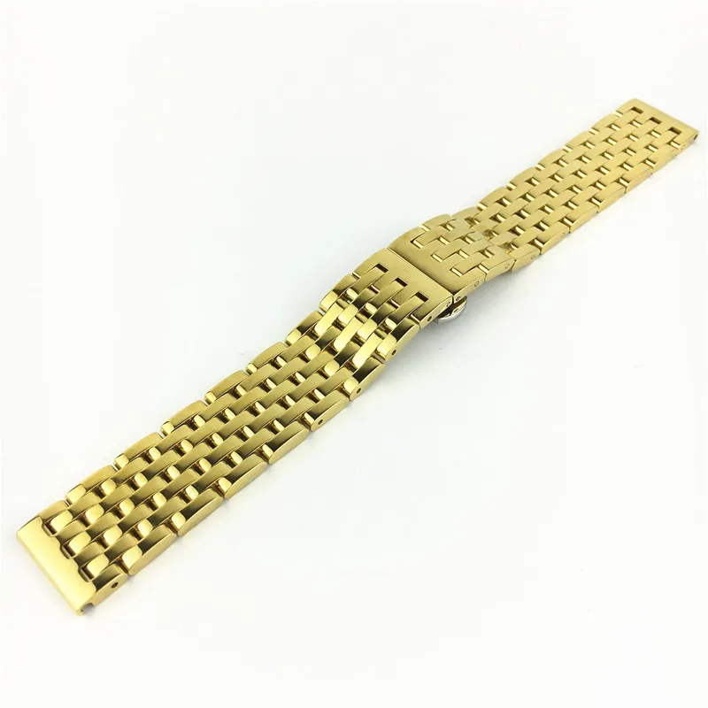 Ремешок из нержавеющей стали для часов mk Cartier tissot Arm dw gold ремешок 20 мм 22 мм|Ремешки