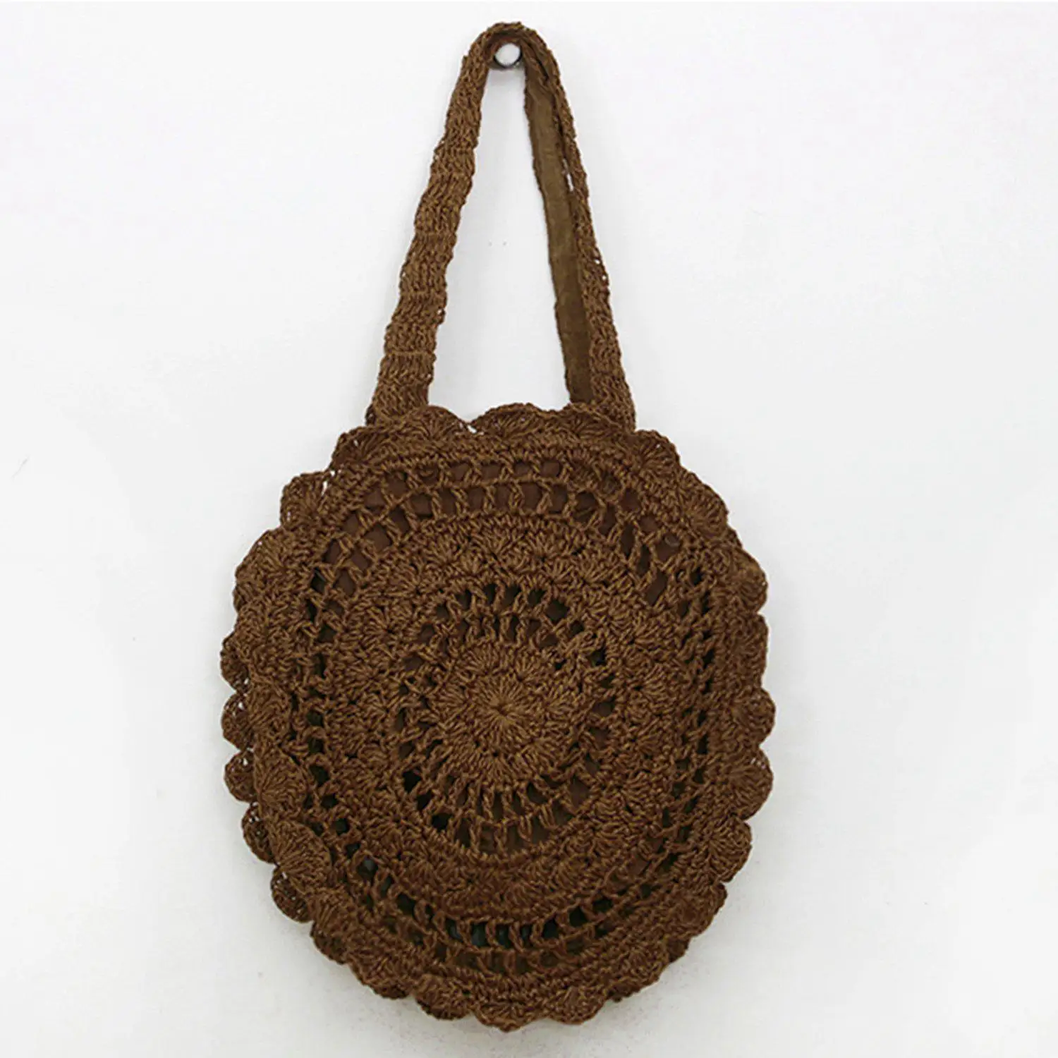 Bohemian Straw Bags for Women Beach Handbags Summer Vintage Rattan Bag Handmade Knitted