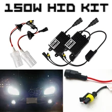150 W 12 V AC H4 3000 k 4300 K 6000 K HID переделочный комплект высокой мощности HID лампы и балласт Автомобильная противотуманная фара Свет