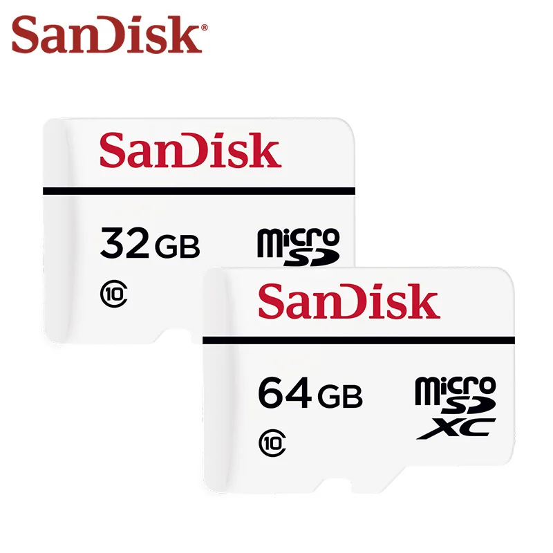 100% карта памяти Micro SD высокая выносливость видео мониторинг MicroSD карта 32 Гб 64 Гб microSDXC/microSDHC TF карта автомобиля dvr карта памяти