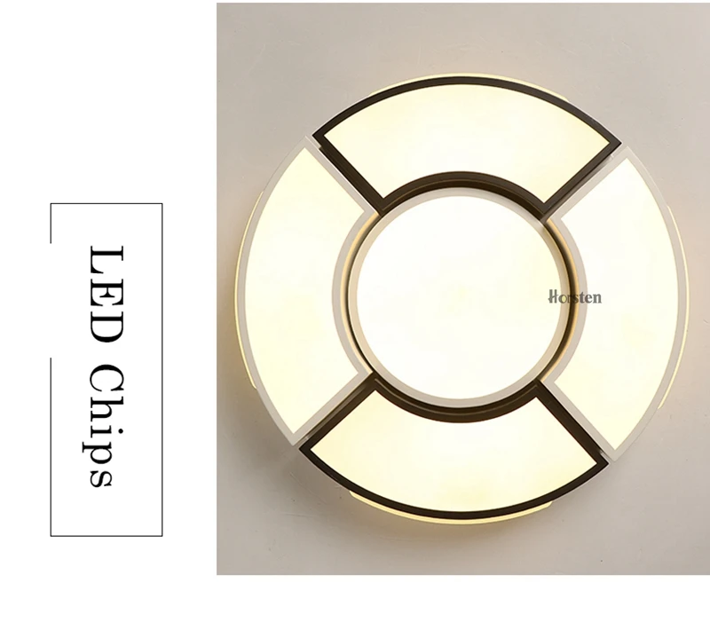 Creative Round Acrylic LED Ceiling Lights For Bedroom Living Room Modern Remote Control Ceiling Lamp Home Lighting Fixture (13)