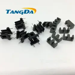 Tangda EE8.3 core бобины EE Магнитная ядро + Скелет 2 + 2 контактный швейная машина brother Трансформеры горизонтальные индукторы AW