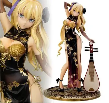 

2019 new 25cm Sexy Tony Cheongsam figurine girl Anime Action Figure Pvc Toys Collection Figures For Friends Gifts modell doll