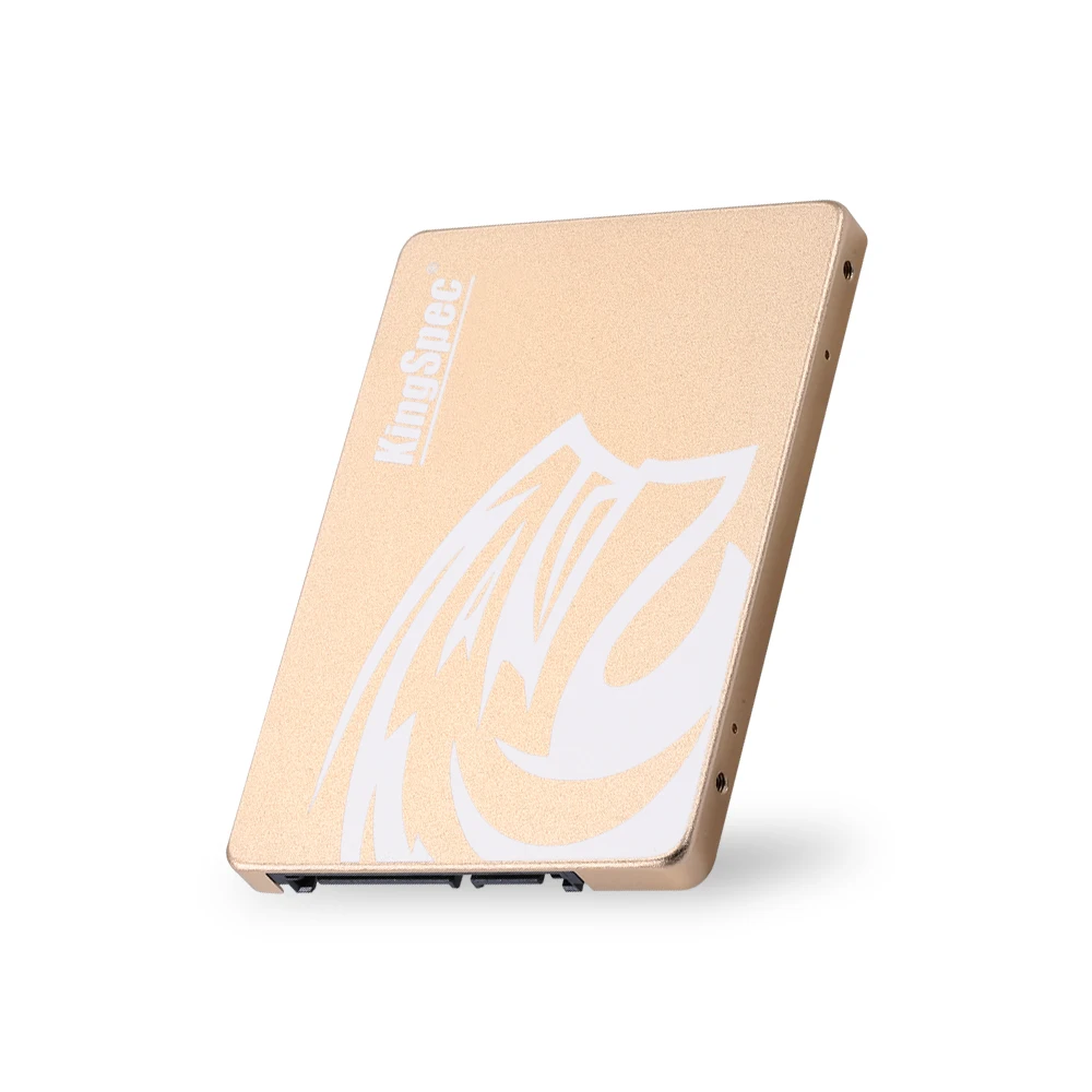 KingSpec SSD 480gb 2.5 SATA 480 gb ssd SATA III 500gb SSD hdd Internal Solid State Drive Gold Metal for Desktop Laptop PC gift