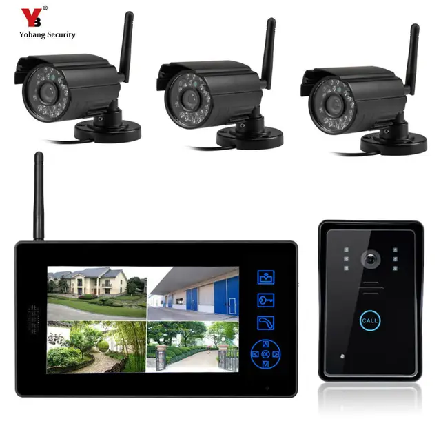 Yobang Security Freeship Wireless Video Door Phone Home Yobang Security Freeship Wireless Video Door Phone Home Surveillance System Outdoor Camera Intercom