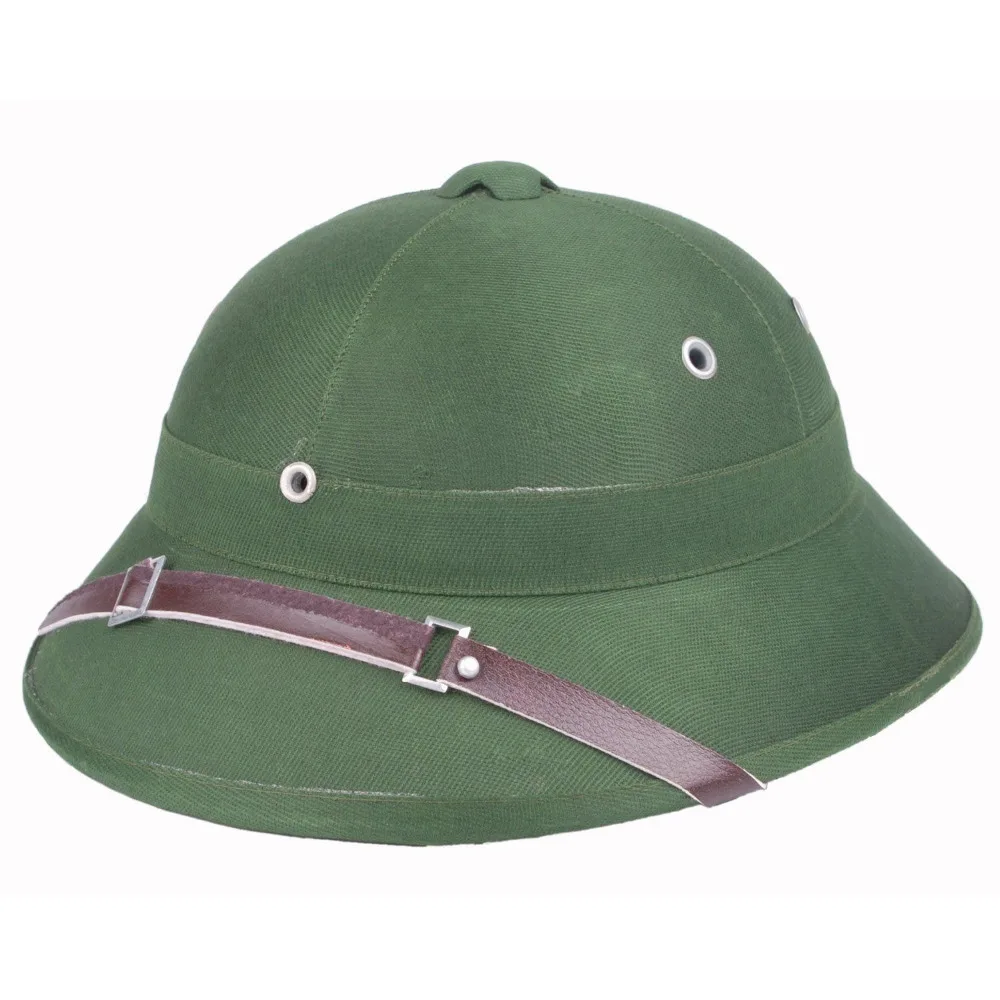 Вьетнамская Военная армейская шляпа NVA VIETCONG VC PITH HELMET EXPLORER CAP GREEN|Спортивные