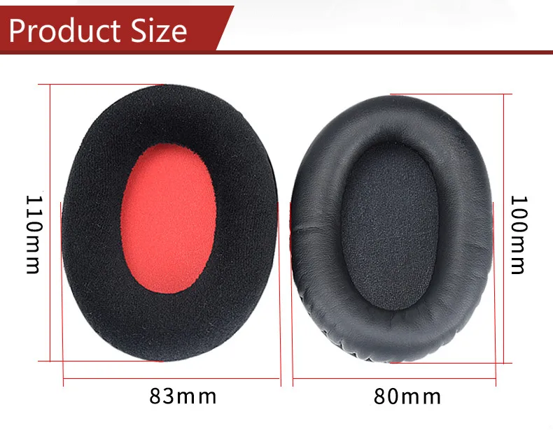 High Quality Headset Foam Cushion Replacement Earpads for Kingston HSCD KHX-HSCP Hyperx Cloud II Stinger Core Soft Protein Cover