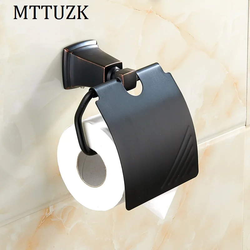 MTTUZK oil bubbed bronze Stainless steel paper towel rack bathroom paper holder roll Holder tissue holder
