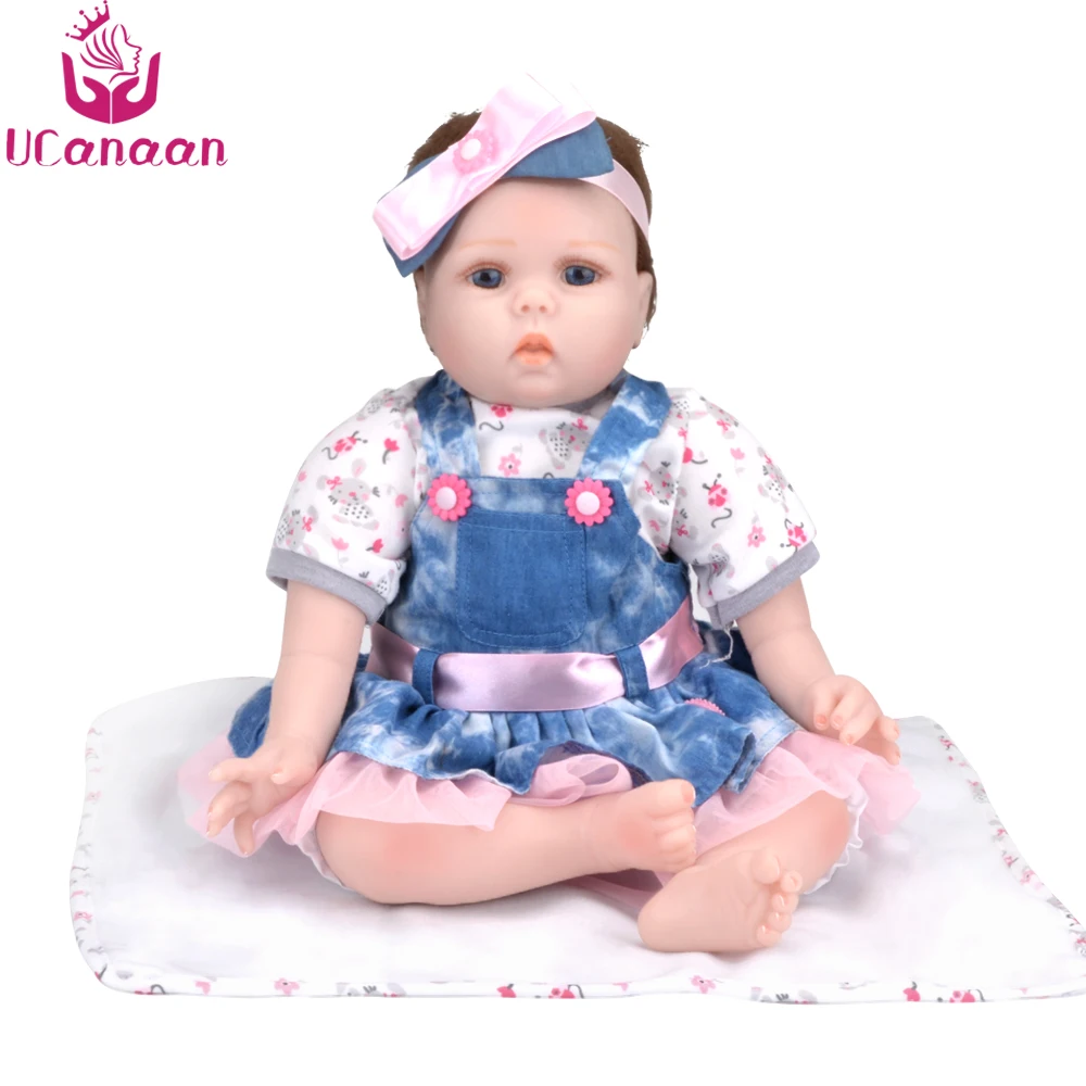 Pursue 22"/55 cm Real Newborn Lifelike Silicone Vinyl ...
