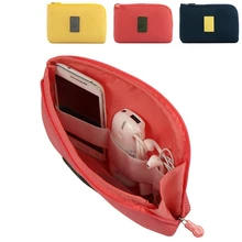 Fashion Travel Bags Small Large Electronic Accessories Portable Women Men Cable USB Earphone Organizer Bag Insert Case Pouch
