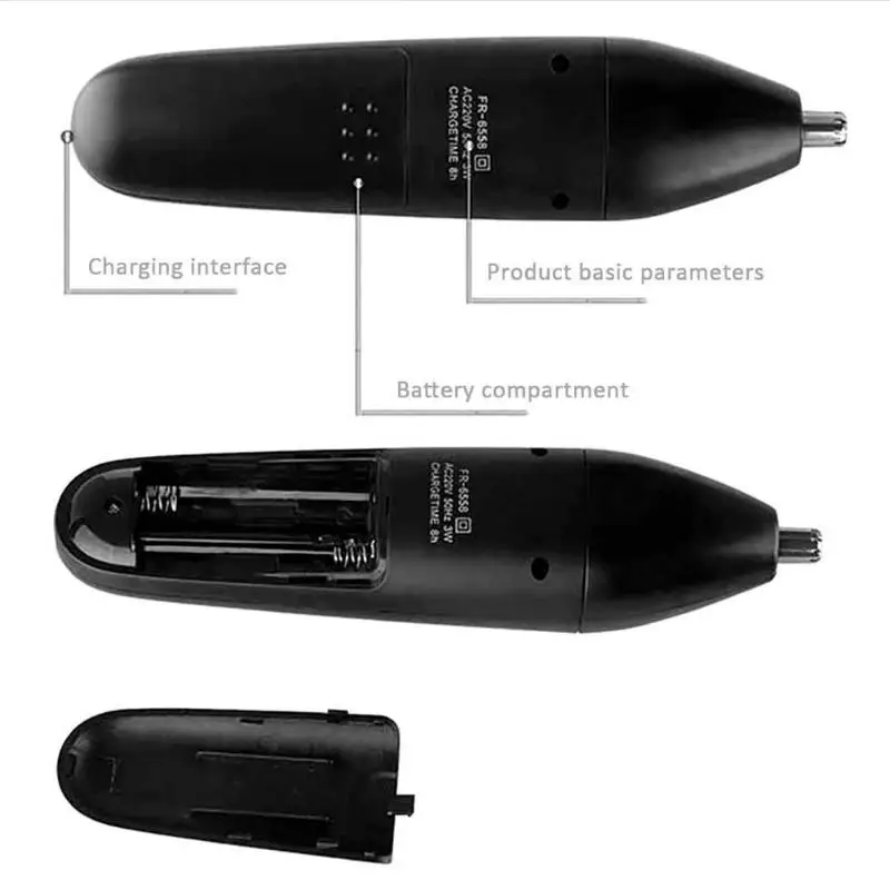 KM 6558 Перезаряжаемые несколько электробритва волос в носу лезвия парикмахерские бритвы устройства бритвы волос в носу парикмахерские бритвы