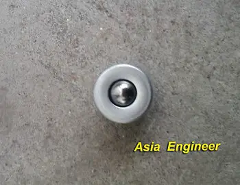 

10Pcs Dia 8mm Ball Metal Transfer Bearing Unit Conveyor Roller CY-8H