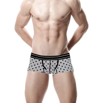 

Cotton Men Underwear Sexy Dot Boxers Trunks Calzoncillos Hombre Erkek Boxer Marca Cueca Masculina Gay Man Underpants