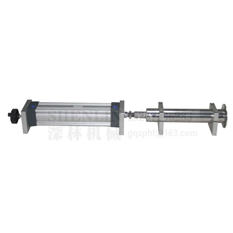 Piston cylinder and air cylinder for pneumatic filling machine driving unit of a filler 100-5000ml SS304, AIRTAC semiauto filler Piston cylinder and air cylinder for pneumatic filling machine driving unit of a filler 100-5000ml SS304, AIRTAC semiauto filler
