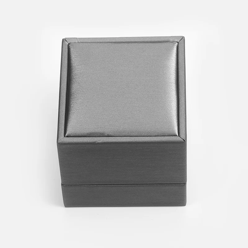 1pc Square Jewelry Box For Rings Earrings Bracelet Necklace Holder Luxury Jewelry Organizer Display Gifts Box Velvet Gray BOXM01