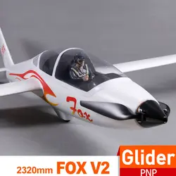 FMS 2300 мм 2,3 m FOX V2 планер с закрылками 5CH 3 S PNP большой размер легкий тренажер RC самолет с дистанционным управлением модель самолет Avion