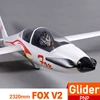 FMS FOX V2-dispositif FMS, 2300mm, 2.3m, entraîneur facile pour Avion RC, modèle à télécommande, Avion, 5CH 3S, PNP, grande taille ► Photo 1/6