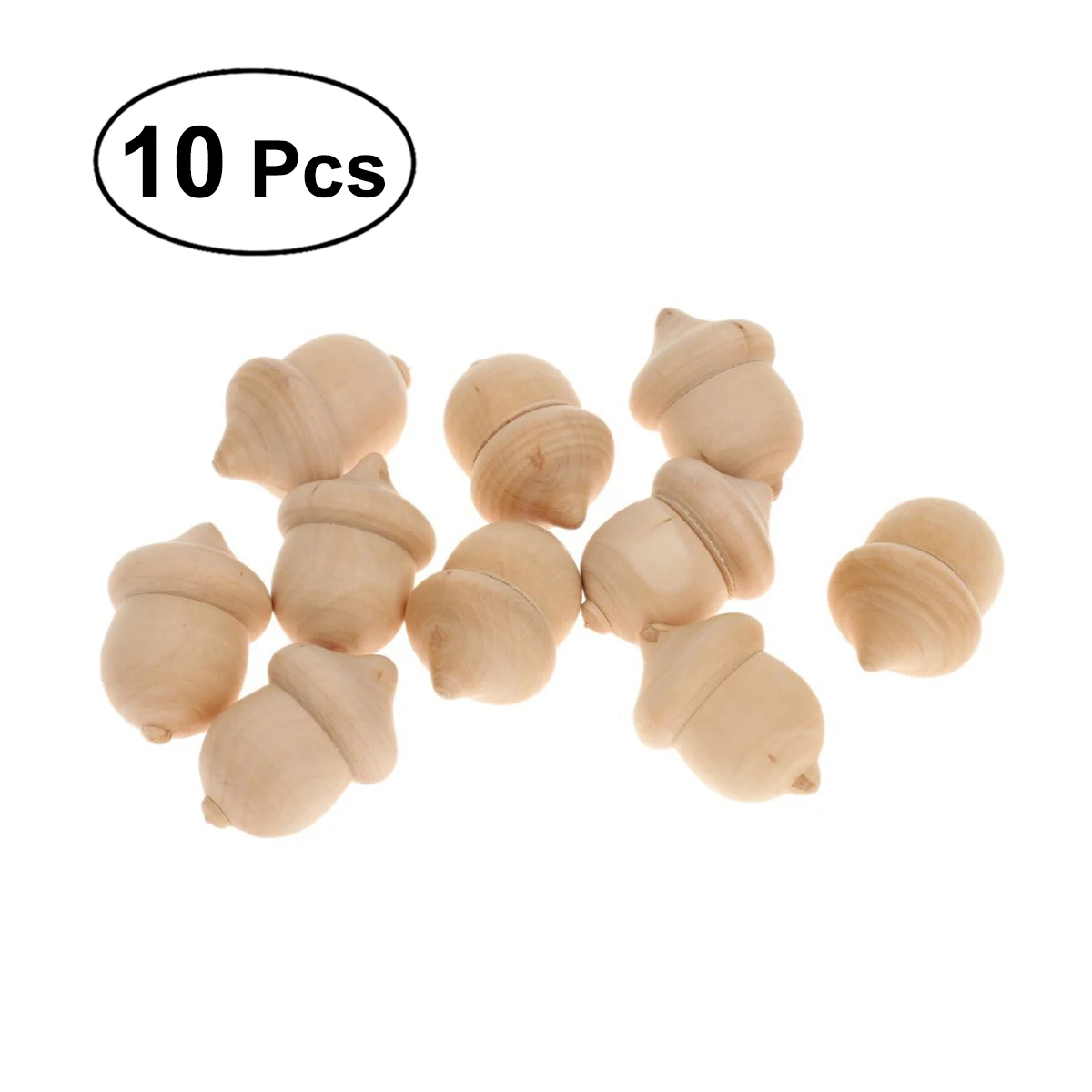 

10Pcs Unfinished Wooden Acorns Peg DIY Wedding Party Accessory Gift Ornament Wedding Party Ornaments Decorations