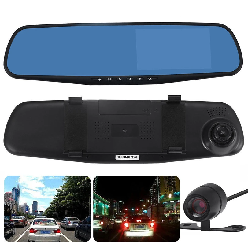 

Car Dash Camera Dual Cam Vehicle Front Rear DVR Lens Recorder HD Video 1080p Futural Digital JULL17
