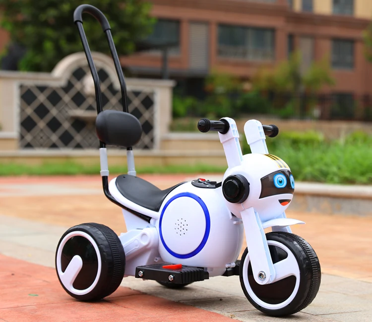 Детский Электрический мотоцикл, трехколесный велосипед для детей 1-2-3-4 лет, переносная тележка для детей, заряжающаяся игрушечная машинка, может сидеть и кататься на игрушках с музыкой